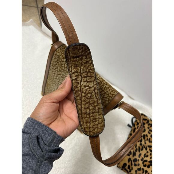 70s Satchel vintage shoulder animal print  bag - Picture 9 of 15
